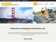 Tablet Screenshot of keystoneoverseas.com
